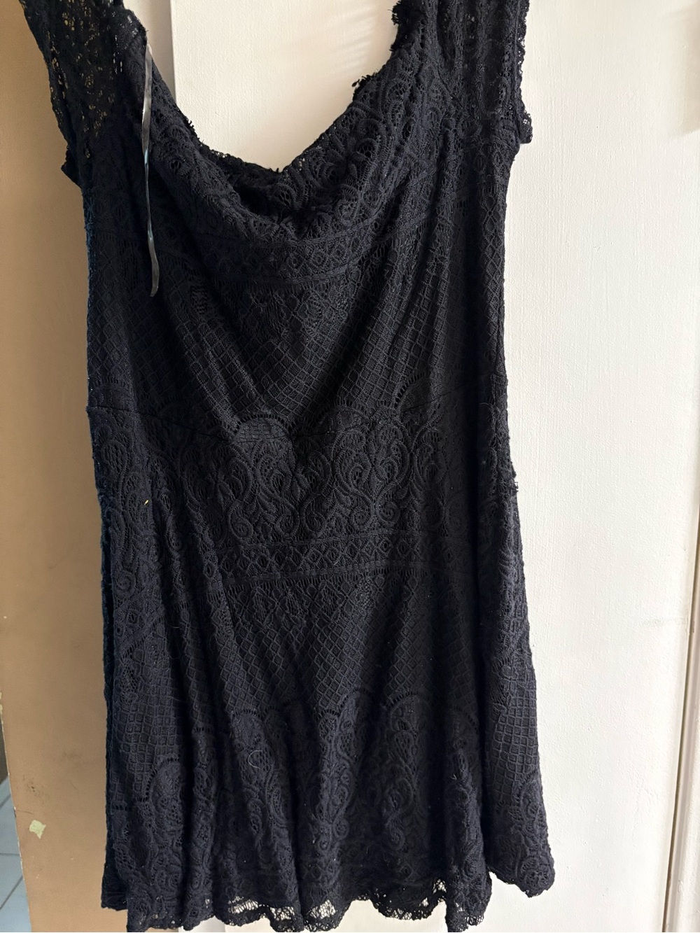 Rewind Black Lace Sleeveless Fit & Flare Dress XXL Boho Cottagecore